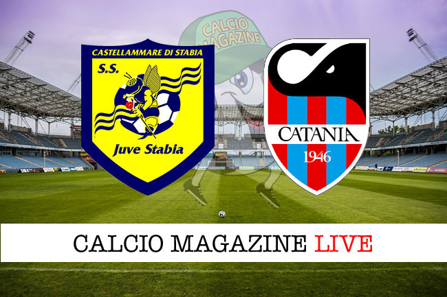 Juve Stabia Catania cronaca diretta live risultato in tempo reale