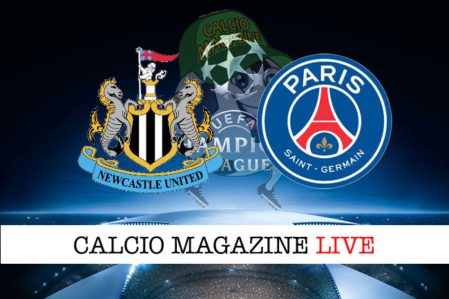 Newcastle PSG cronaca diretta live risultato in tempo reale