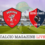 Perugia Sestri Levante cronaca diretta live risultato in tempo reale