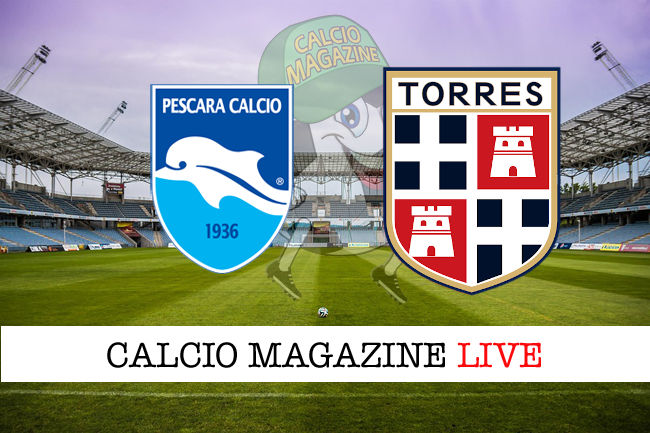Pescara Torres cronaca diretta live risultato in tempo reale