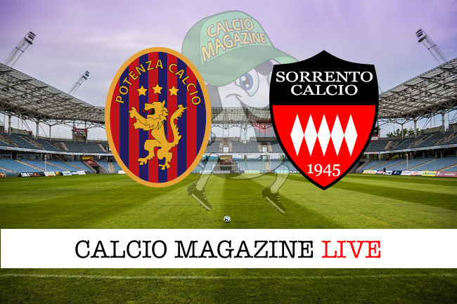 Potenza Sorrento cronaca diretta live risultato in tempo reale