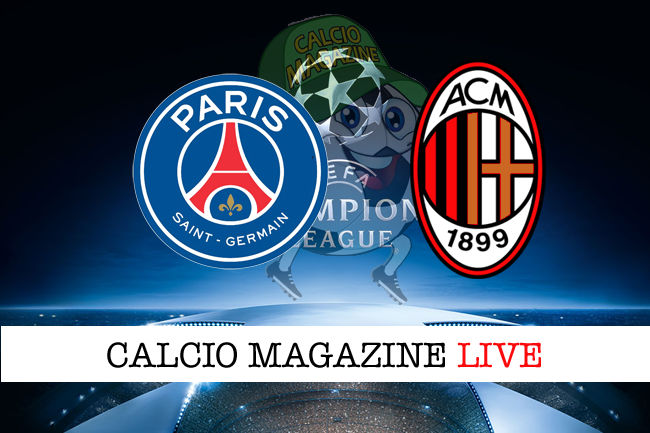 PSG Milan cronaca diretta live risultato in tempo reale