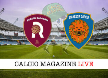 Reggio Calabria Siracusa cronaca diretta live risultato in tempo reale