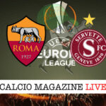 Roma Servette cronaca diretta live risultato in tempo reale
