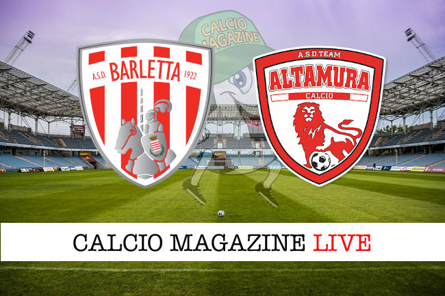 Barletta Team Altamura cronaca diretta live risultato in tempo reale