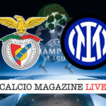 Benfica Inter cronaca diretta live risultato in tempo reale