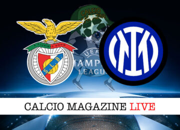 Benfica Inter cronaca diretta live risultato in tempo reale
