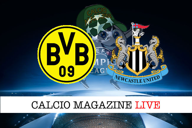 Borussia Dortmund Newcastle cronaca diretta live risultato in tempo reale