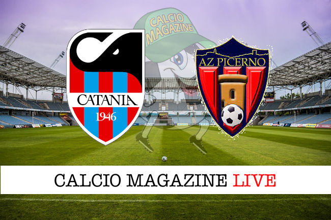 Catania Picerno cronaca diretta live risultato in tempo reale