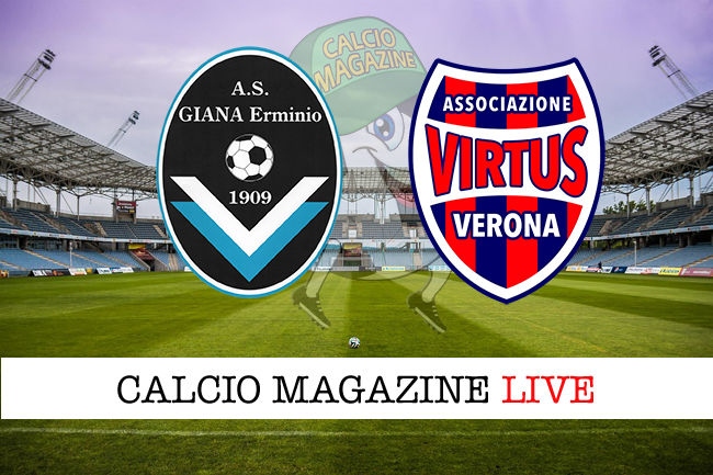 Giana Erminio Virtus Verona cronaca diretta live risultato in tempo reale