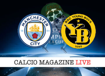 Manchester City Young Boys cronaca diretta live risultato in tempo reale