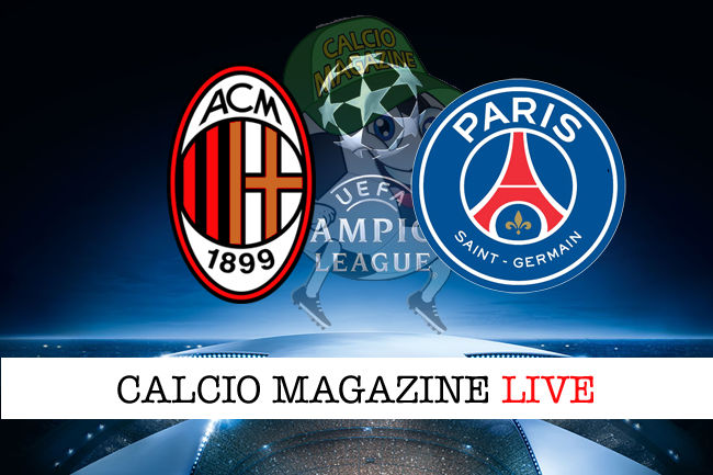 Milan PSG cronaca diretta live risultato in tempo reale