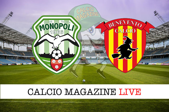 Monopoli Benevento cronaca diretta risultato in tempo reale