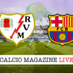 Rayo Vallecano Barcellona cronaca diretta live risultato in tempo reale