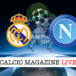 Real Madrid Napoli cronaca diretta live risultato in tempo reale