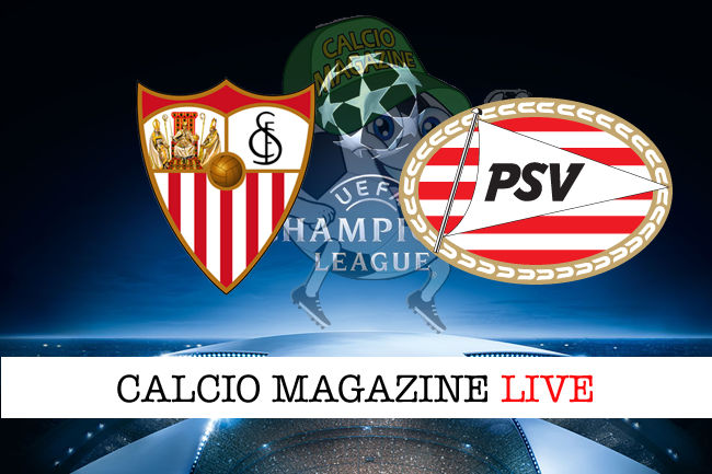 Siviglia PSV cronaca diretta live risultato in tempo reale