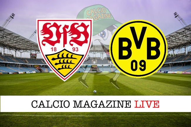 Stoccarda Borussia Dortmund cronaca diretta live risultato in tempo reale