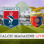 Taranto Casertana cronaca diretta live risultato in tempo reale
