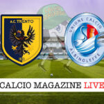 Trento Albinoleffe cronaca diretta live risultato in tempo reale