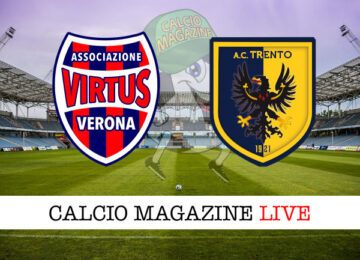 Virtus Verona Trento cronaca diretta live risultato in tempo reale