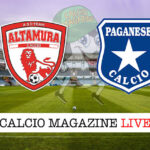 Altamura Paganese cronaca diretta live risultato in tempo reale