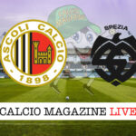 Ascoli Spezia cronaca diretta live risultato in tempo reale