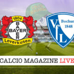 Bayer Leverkusen Bochum cronaca diretta live risultato in tempo reale