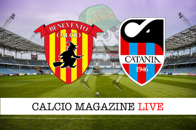 Benevento Catania cronaca diretta live risultato in tempo reale