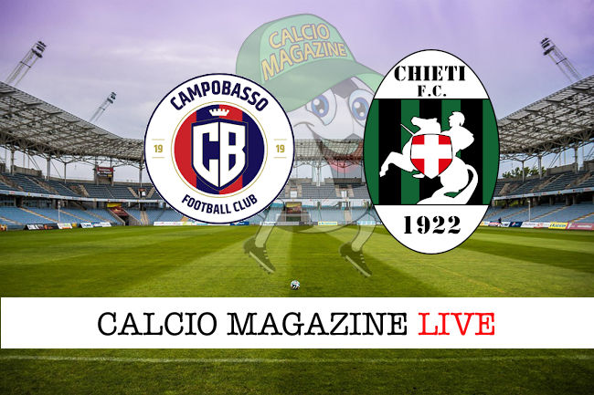 Campobasso Chieti cronaca diretta live risultato in tempo reale