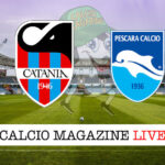 Catania Pescara cronaca diretta live risultato in tempo reale