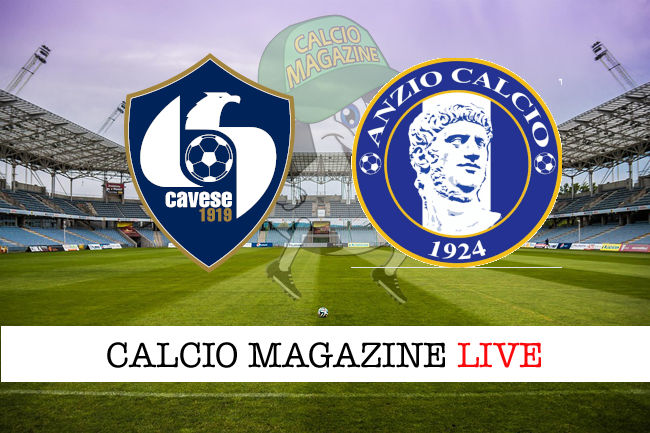 Cavese Anzio calcio 1924 cronaca diretta live risultato in tempo reale