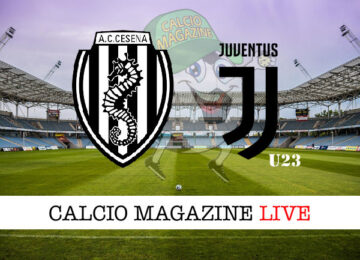 Cesena Juventus Next Gen cronaca diretta live risultato in tempo reale