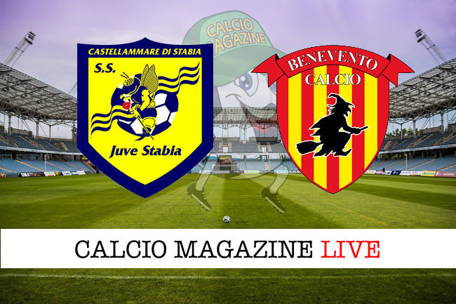 Juve Stabia Benevento cronaca diretta live risultato in tempo reale