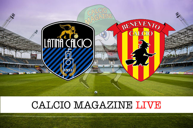 Latina Benevento cronaca diretta live risultato in tempo reale