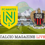 Nantes Nizza cronaca diretta live risultato in tempo reale