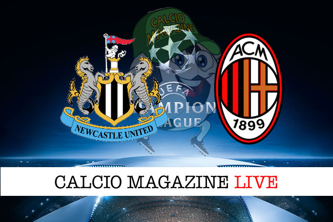 Newcastle Milan cronaca diretta live risultato in tempo reale