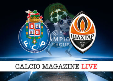 Porto Shakhtar Donetsk cronaca diretta live risultato in tempo reale