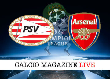 PSV Arsenal cronaca diretta live risultato in tempo reale