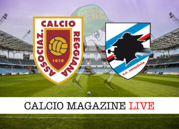 Reggiana Sampdoria cronaca diretta live risultato in tempo reale