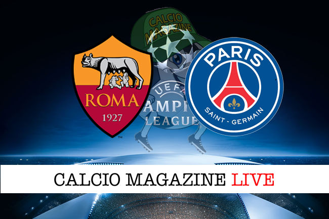 Roma PSG cronaca diretta live risultato in tempo reale