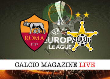 Roma Sheriff Tiraspol cronaca diretta live risultato in tempo reale