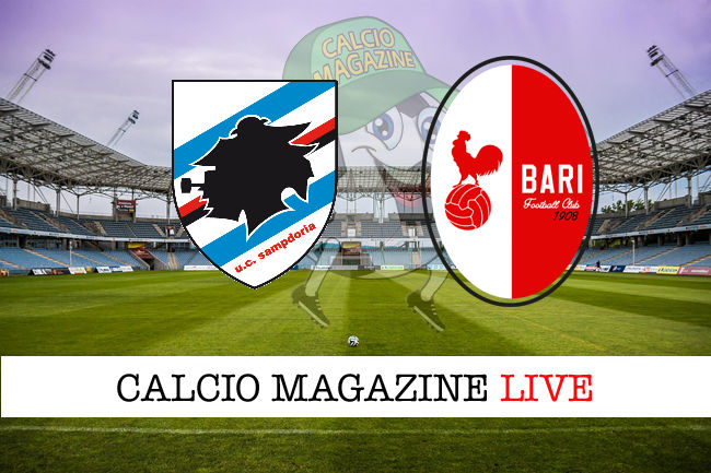 Sampdoria Bari cronaca diretta live risultato in tempo reale