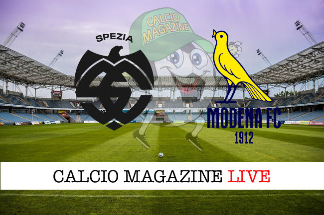 Spezia Modena cronaca diretta live risultato in tempo reale