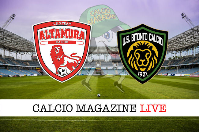 Team Altamura Bitonto cronaca diretta live risultato in tempo reale