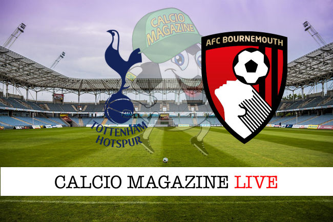 Tottenham Bournemouth cronaca diretta live risultato in tempo reale