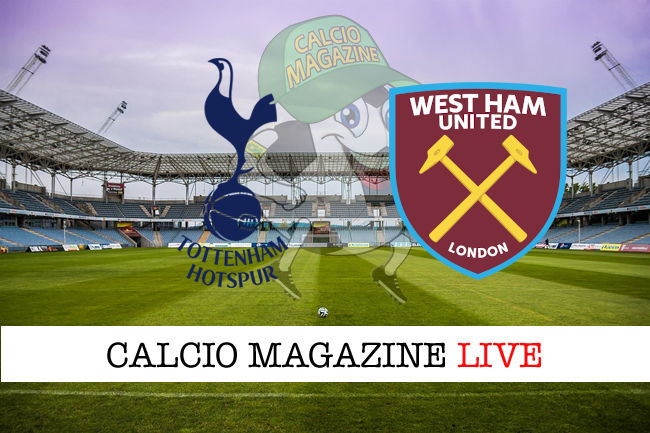 Tottenham West Ham cronaca diretta live risultato in tempo reale