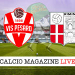 Vis Pesaro Rimini cronaca diretta live risultato in tempo reale