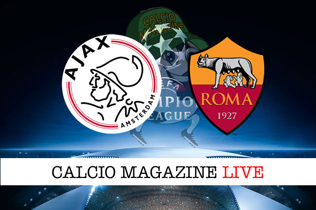 Ajax Roma cronaca diretta live risultato tempo reale