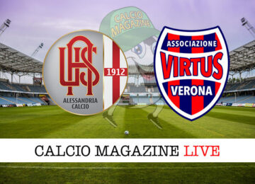 Alessandria Virtus Verona cronaca diretta live risultato in tempo reale