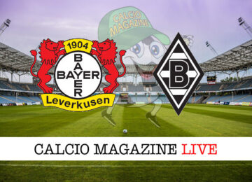 Bayer Leverkusen Monchengladbach cronaca diretta live risultato in tempo reale